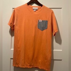 The Frat Collection Orange Short Sleeve Tee Vibrant Style